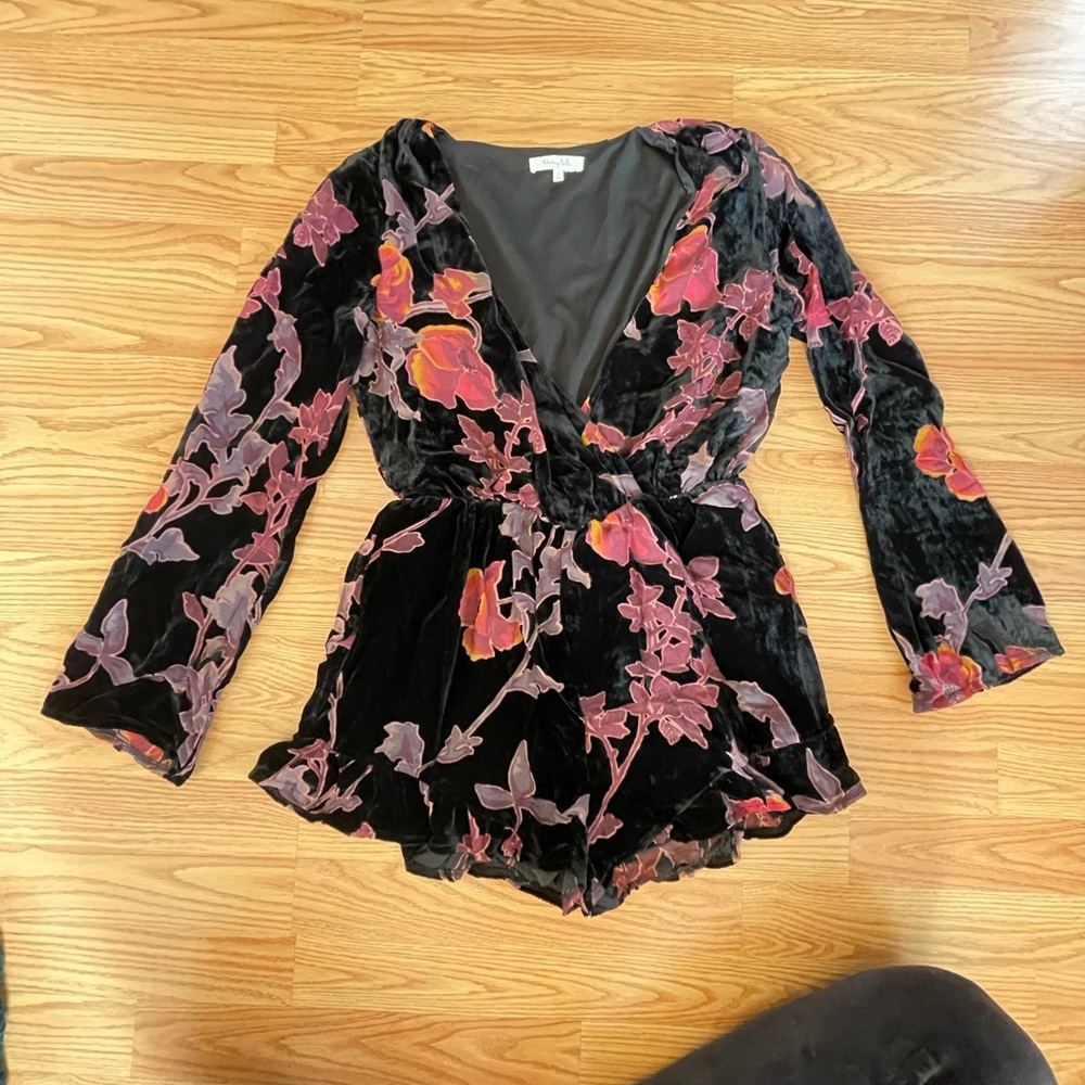 Velvet romper